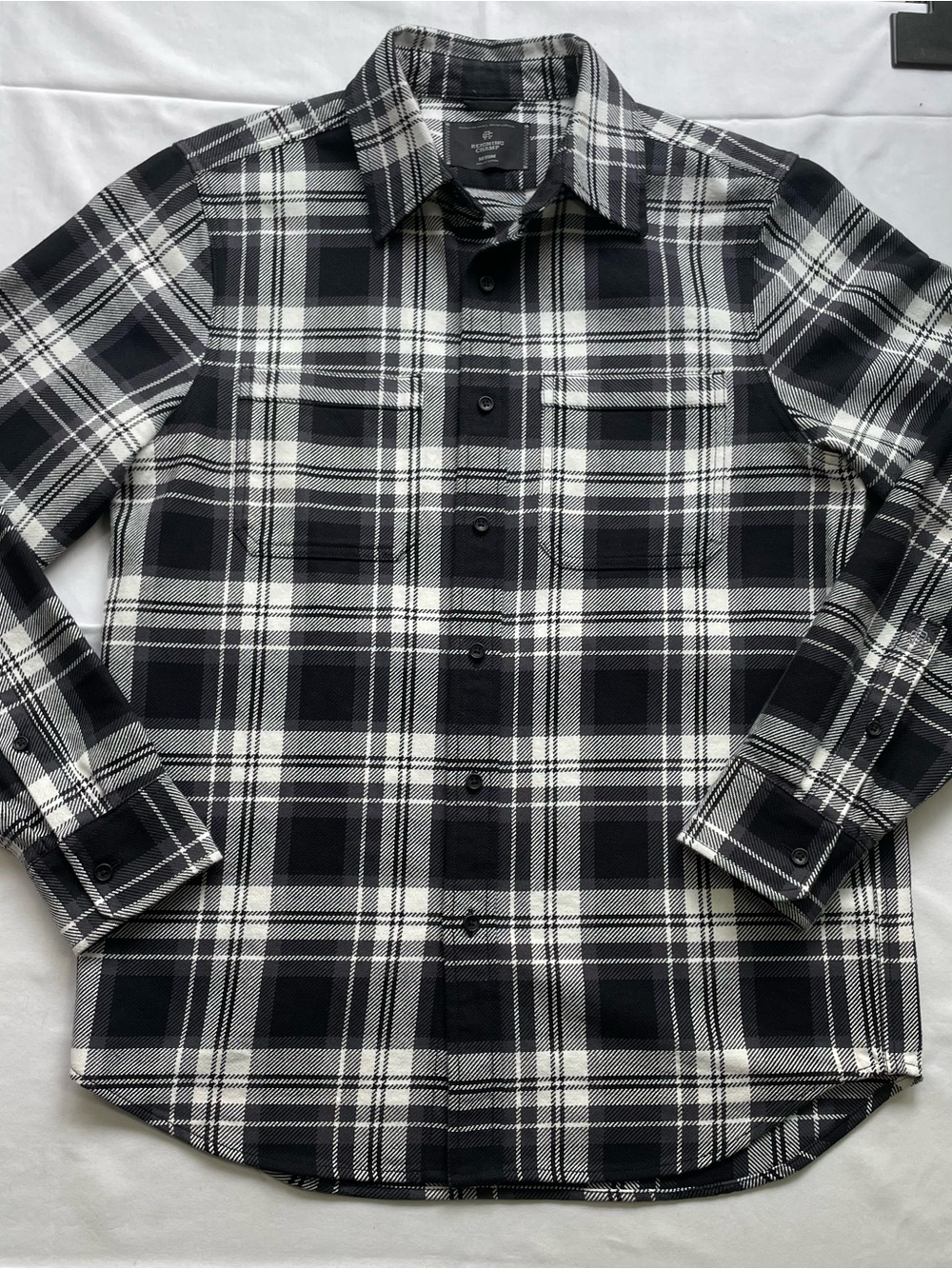 Reigning Champ Medium Heavyweight Plaid Flannel Button Up.Medium